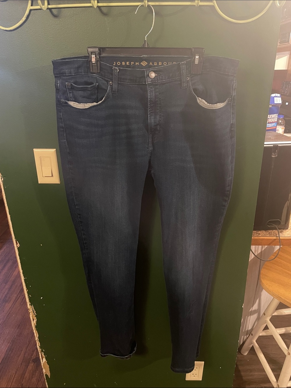 Joseph Abboud Men's Blue Jeans Slim Fit Size 38x32